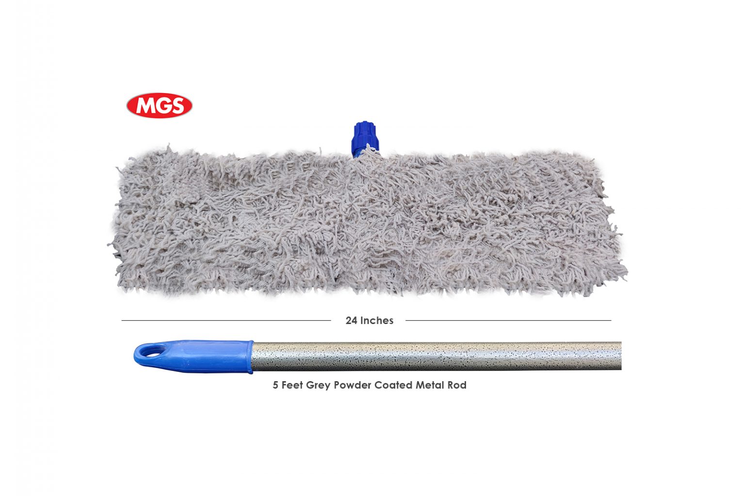 18 Inches Dry Mop Simple With 4 Feet Metal Rod - Dry Mop By MGS | MGS ...